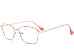 Butterfly Pink Metal Glasses #BS2425-0001