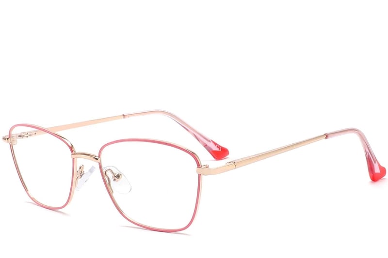 Butterfly Pink Metal Glasses #BS2425-0001