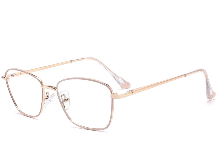 Gafas de metal dorado con forma de mariposa #BS2425-0005