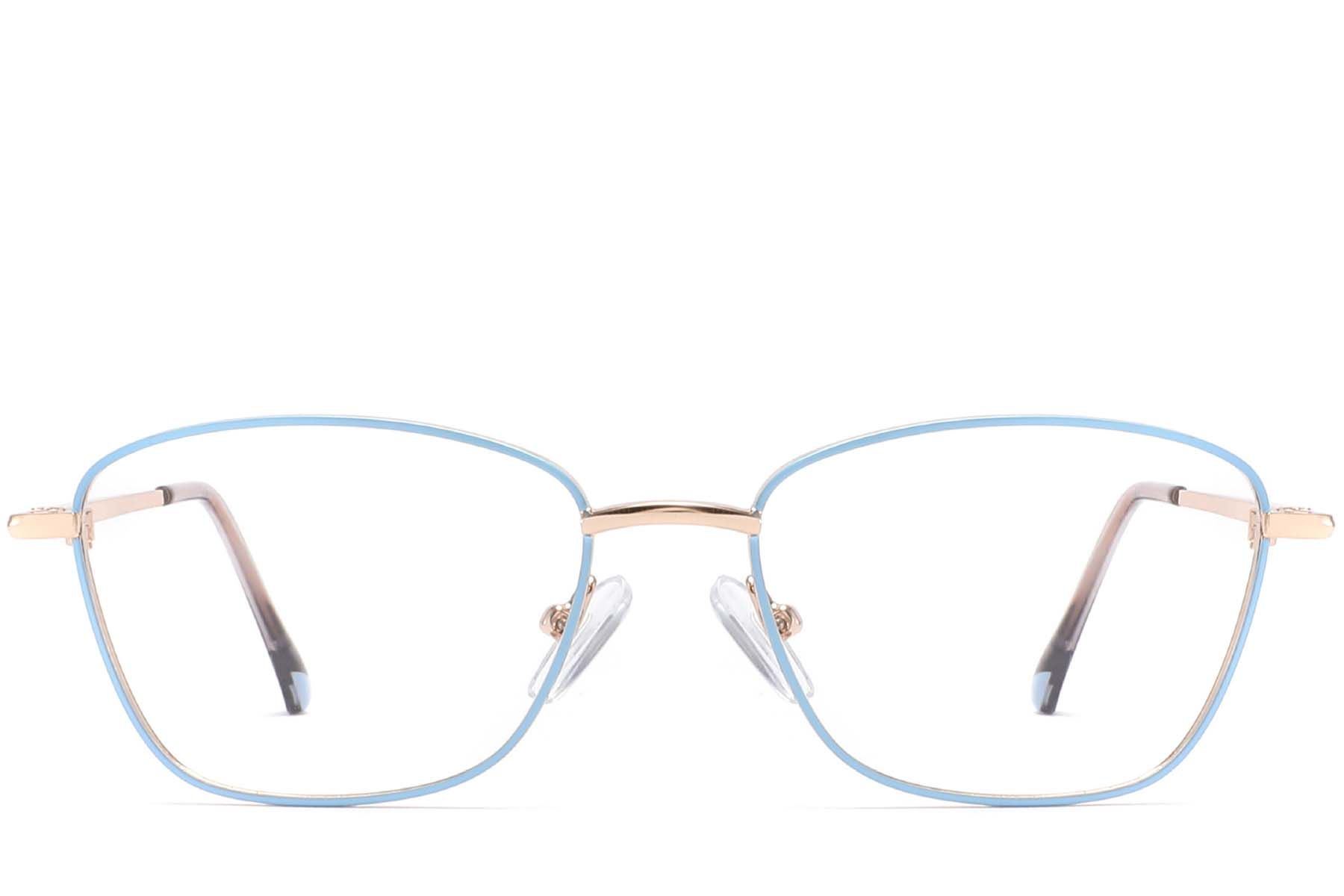 Butterfly Blue Metal Glasses #BS2425-0006