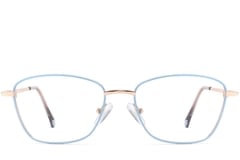 Butterfly Blue Metal Glasses #BS2425-0006