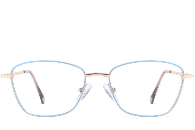 Gafas de metal azul mariposa #BS2425-0006