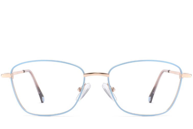 Butterfly Blue Metal Glasses #BS2425-0006