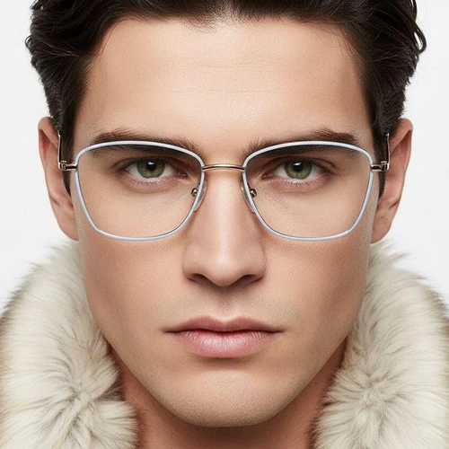 Butterfly Blue Metal Glasses #BS2425-0006