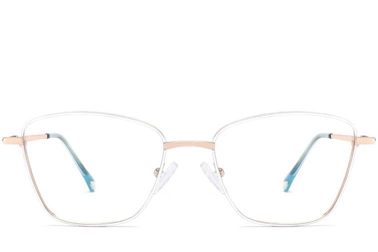 Butterfly White Metal Glasses #BS2425-0010