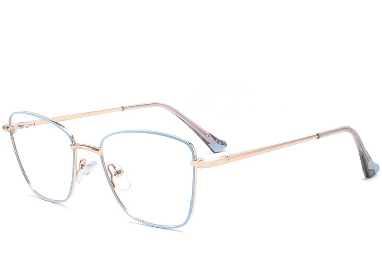 Gafas de metal azul mariposa #BS2425-0012