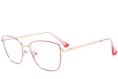 Butterfly Pink Metal Glasses #BS2425-0013