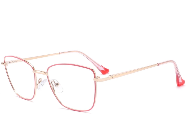Butterfly Pink Metal Glasses #BS2425-0013