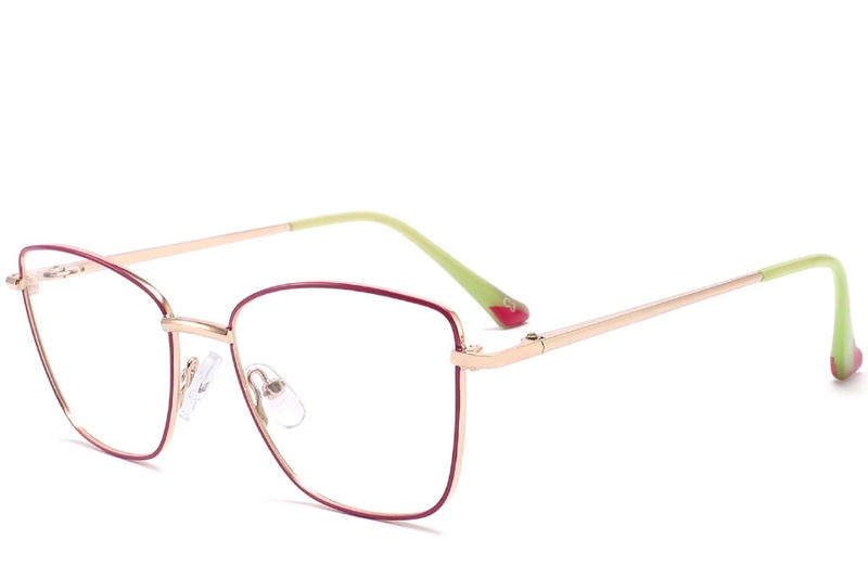 Butterfly Green Metal Glasses #BS2425-0015