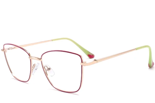 Butterfly Green Metal Glasses #BS2425-0015