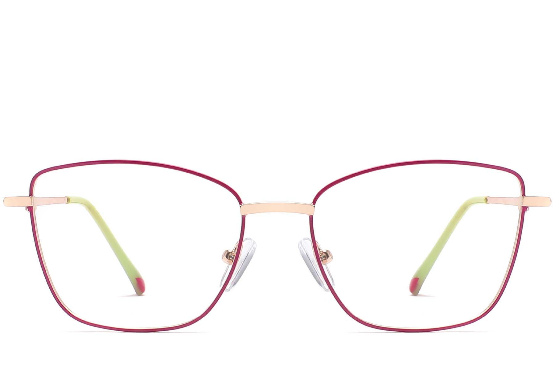 Butterfly Green Metal Glasses #BS2425-0015