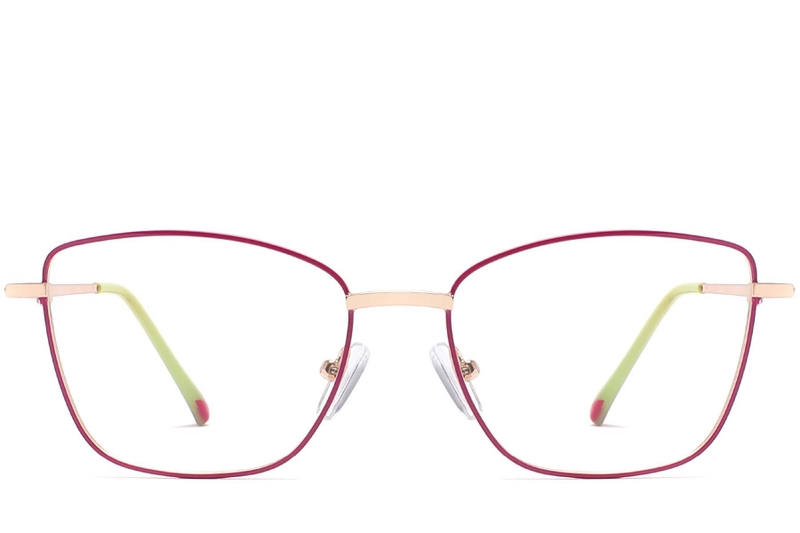 Butterfly Green Metal Glasses #BS2425-0015