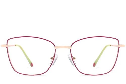 Butterfly Green Metal Glasses #BS2425-0015