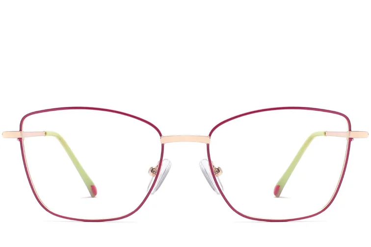 Butterfly Green Metal Glasses #BS2425-0015