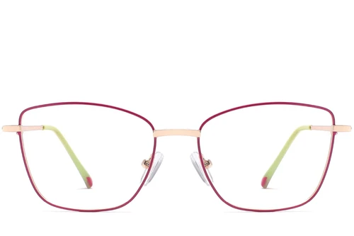 Butterfly Green Metal Glasses #BS2425-0015