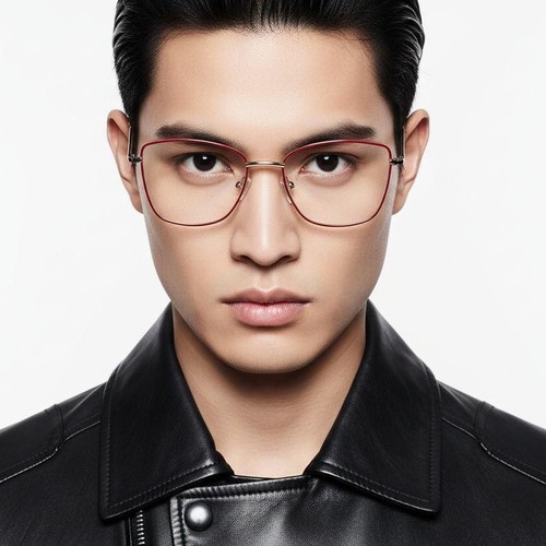 Schmetterlingsgrüne Metallbrille #BS2425-0015