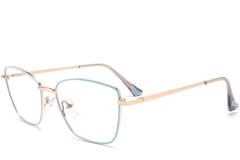 Butterfly Blue Metal Glasses #BS2425-0018
