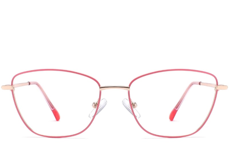 Butterfly Pink Metal Glasses #BS2425-0019