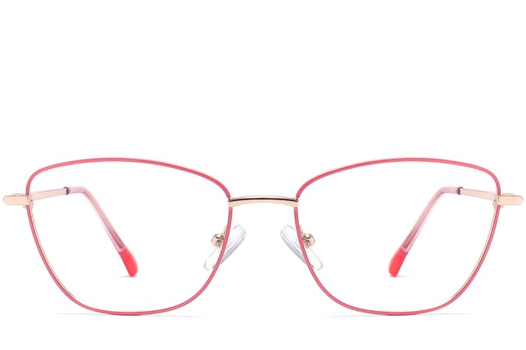 Butterfly Pink Metal Glasses #BS2425-0019