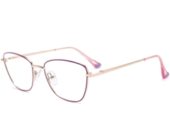 Butterfly Purple Metal Glasses #BS2425-0020