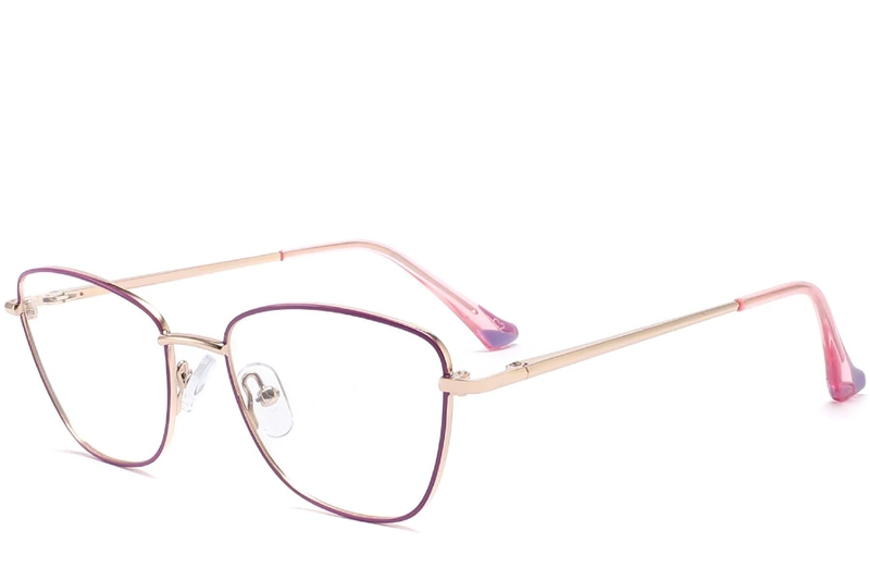Butterfly Purple Metal Glasses #BS2425-0020