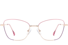 Butterfly Pink Metal Glasses #BS2425-0029