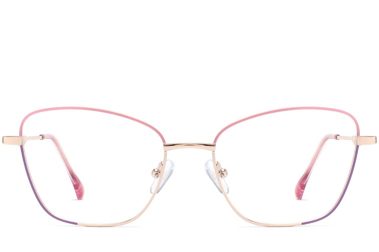 Butterfly Pink Metal Glasses #BS2425-0029