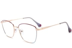 Butterfly Purple Metal Glasses #BS2425-0031