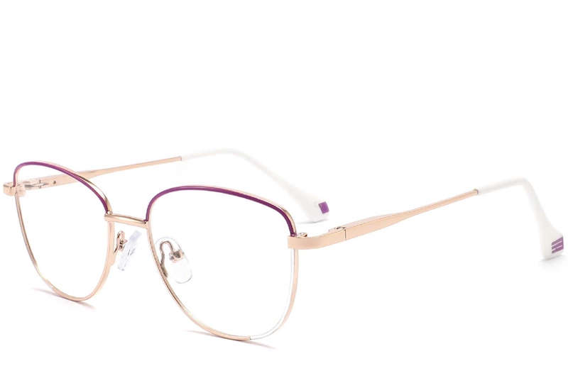 Butterfly White Metal Glasses #BS2425-0032