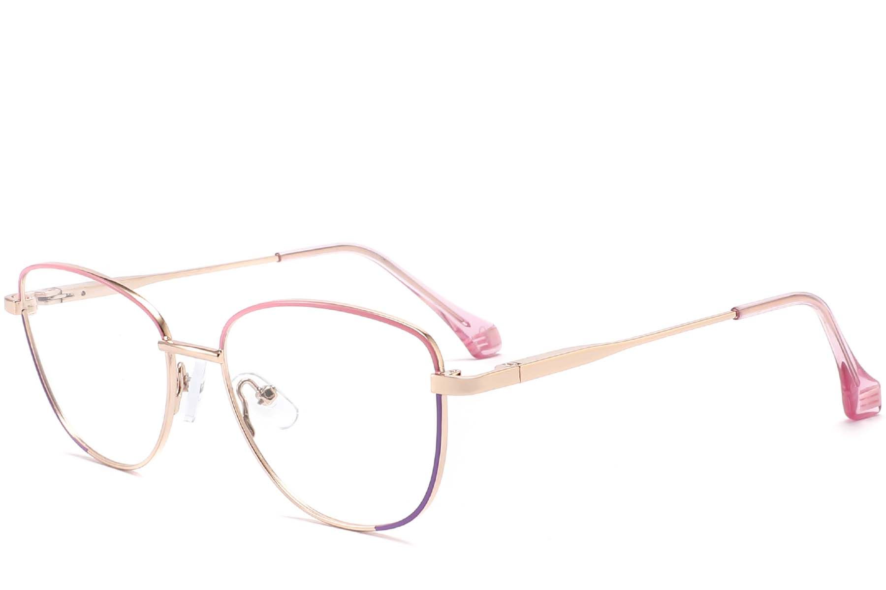 Butterfly Pink Metal Glasses #BS2425-0036