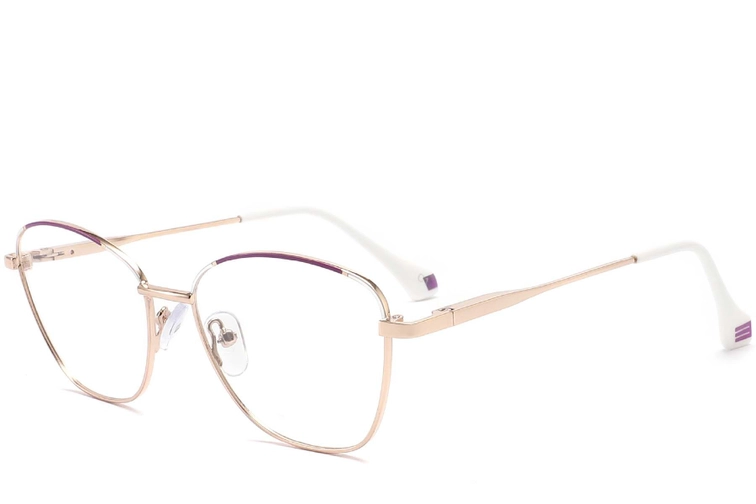 Butterfly White Metal Glasses #BS2425-0038