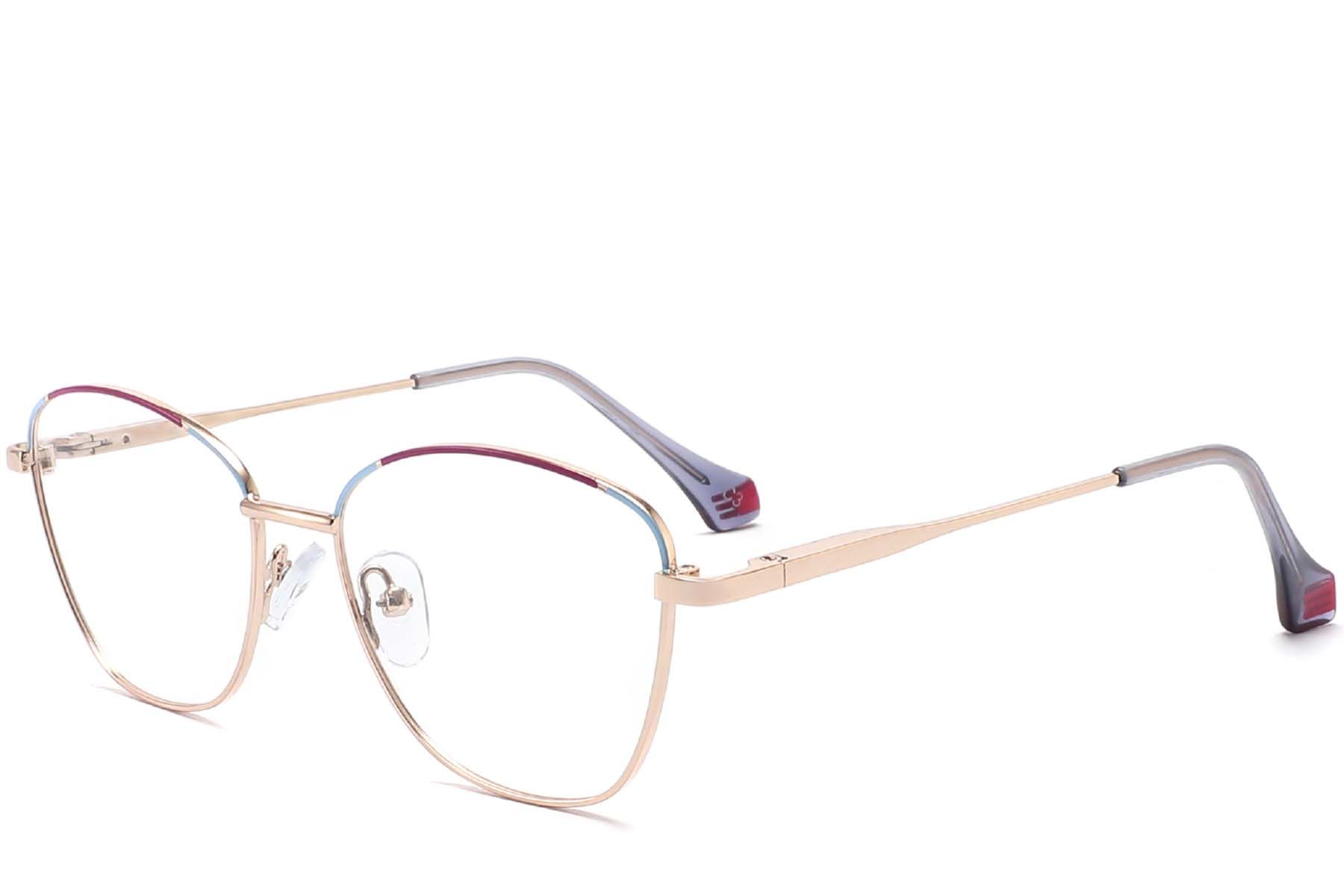 Butterfly Purple Metal Glasses #BS2425-0040