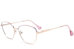 Butterfly Pink Metal Glasses #BS2425-0042