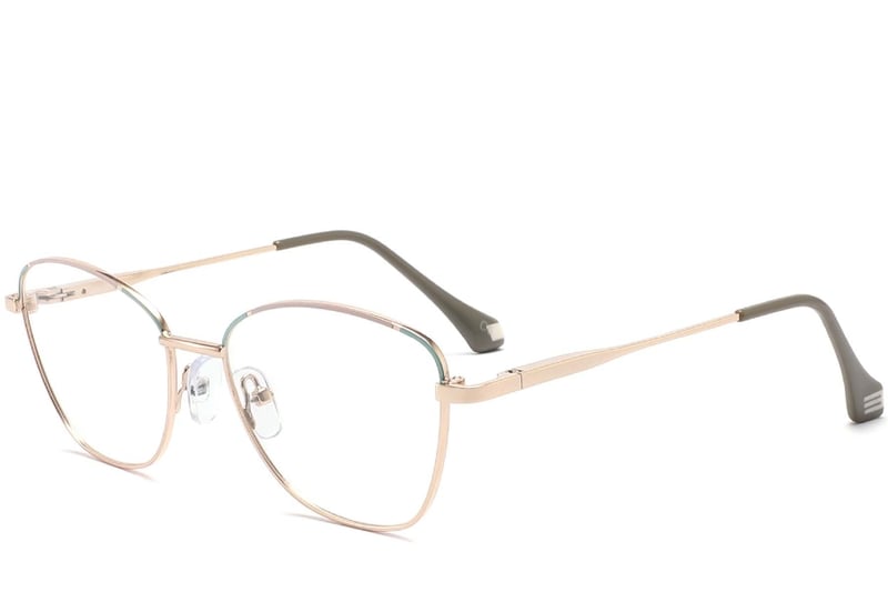 Butterfly Green Metal Glasses #BS2425-0043