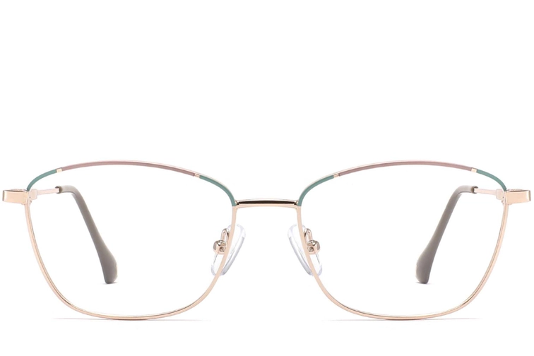 Butterfly Green Metal Glasses #BS2425-0048