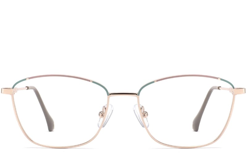 Butterfly Green Metal Glasses #BS2425-0048