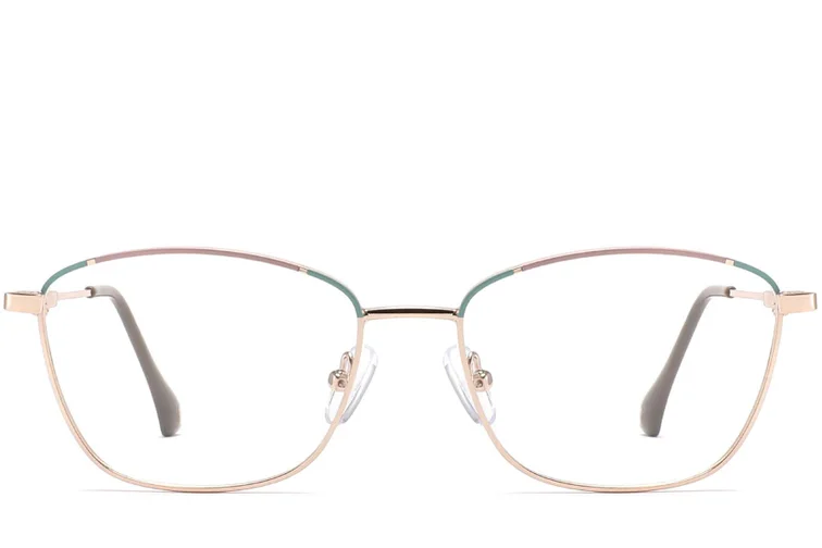 Butterfly Green Metal Glasses #BS2425-0048