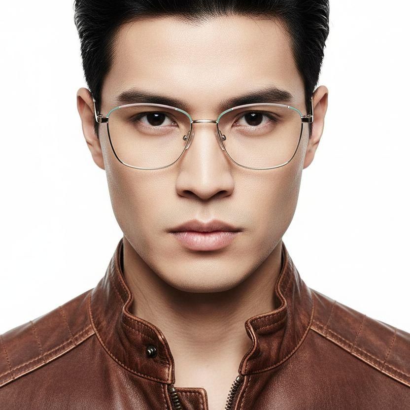 Butterfly Green Metal Glasses #BS2425-0048