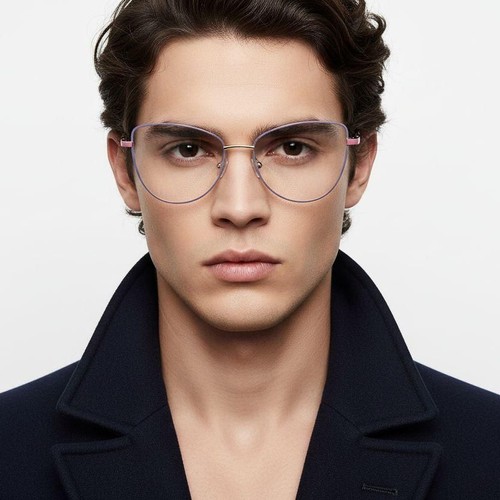 Butterfly Purple Metal Glasses #BS2425-0049