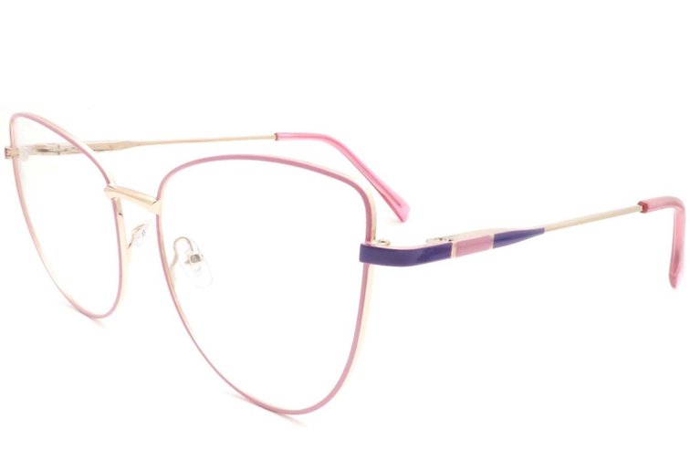 Gafas de metal rosa mariposa #BS2425-0050