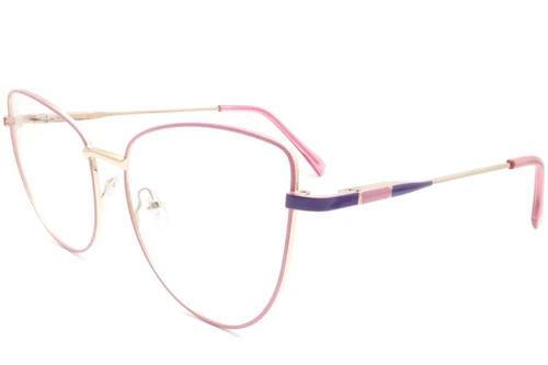 Schmetterlings-Pink-Metallbrille #BS2425-0050