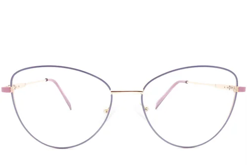Lunettes papillon violettes en métal #BS2425-0055