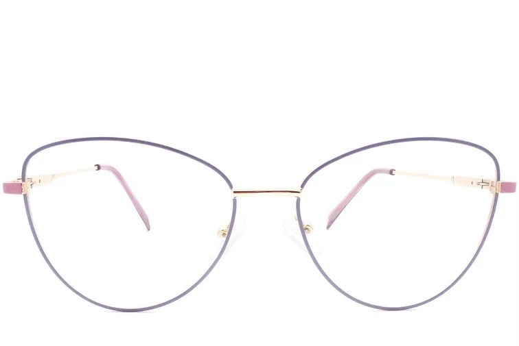 Schmetterling Lila Metallbrille #BS2425-0055