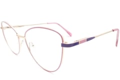 Butterfly Pink Metal Glasses #BS2425-0056