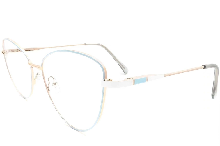 Butterfly Blue Metal Glasses #BS2425-0058