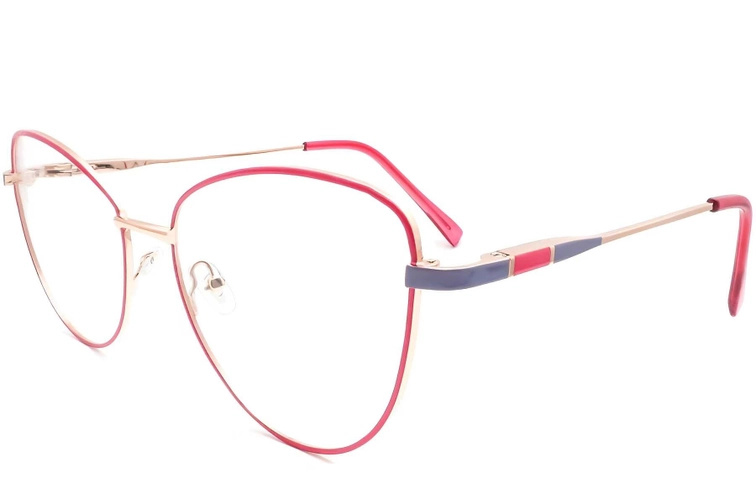 Butterfly Red Metal Glasses #BS2425-0059