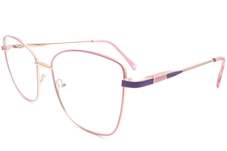 Gafas de metal rosa mariposa #BS2425-0061