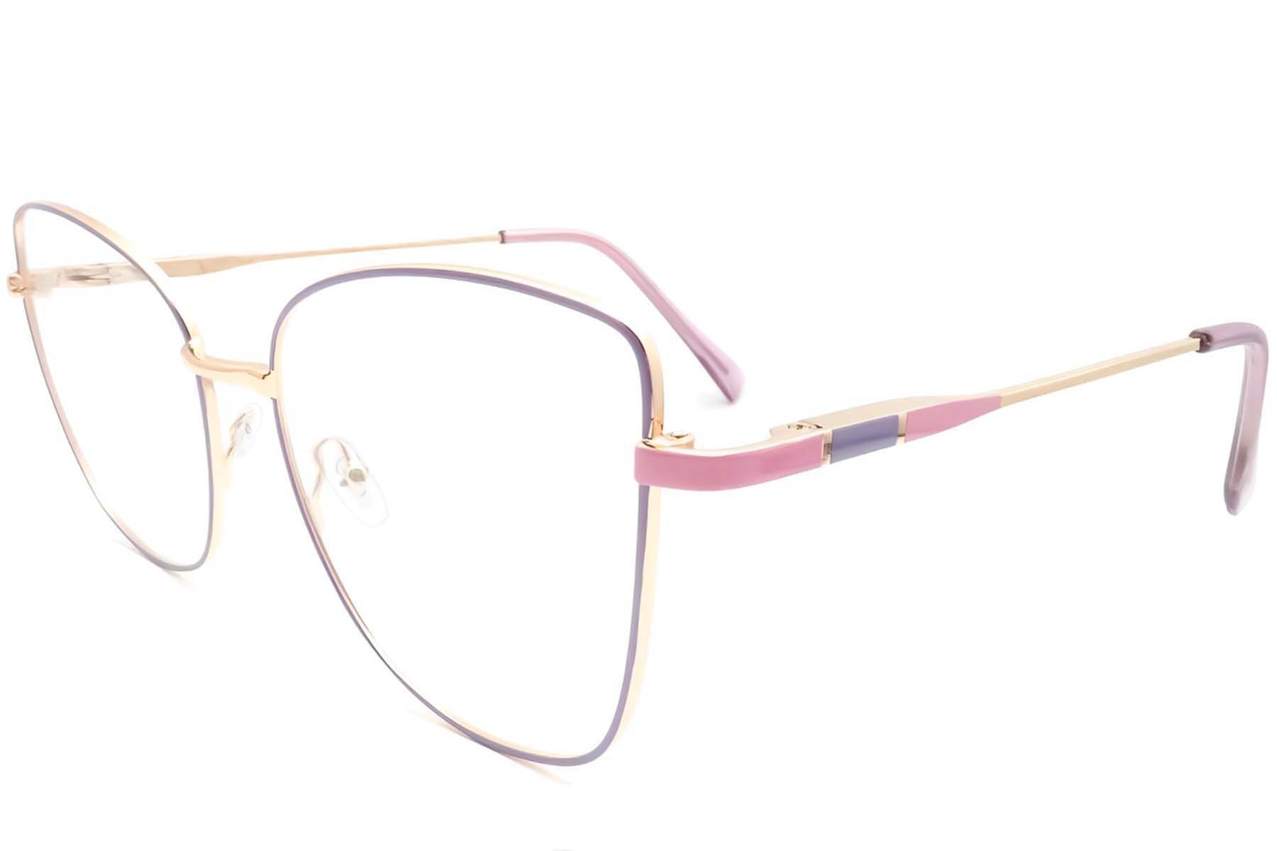 Schmetterling Lila Metallbrille #BS2425-0065