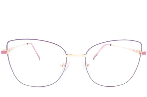 Lunettes papillon violettes en métal #BS2425-0065