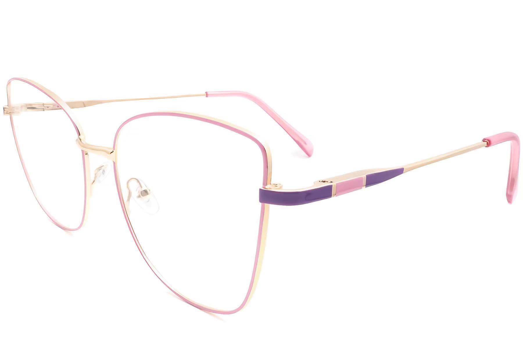 Butterfly Pink Metal Glasses #BS2425-0066